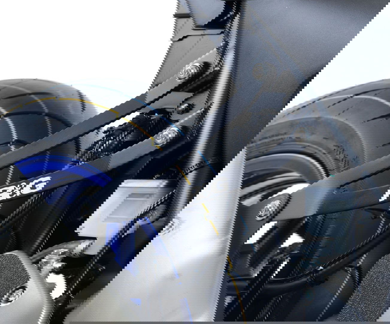 Staffa supporto scarico + piastra fori pedane posteriori, Suzuki SV650 '16- / SV650X '18-