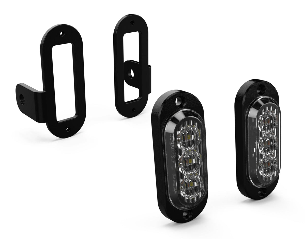Zwei LED-Reihen, keine zweifarbige LED.