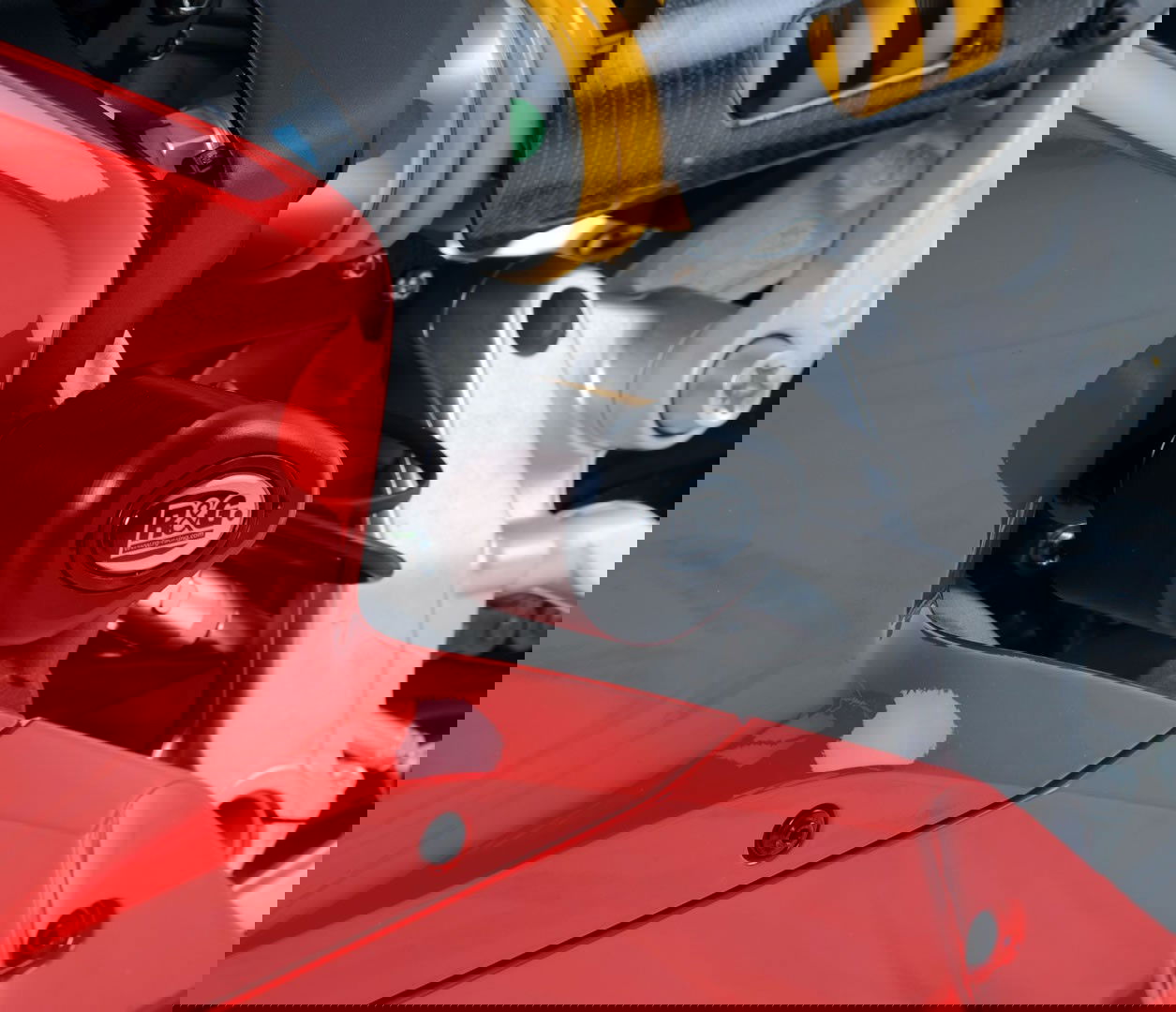 Tamponi paratelaio tipo Aero - Ducati Panigale 899/959/1199 (S)/1299 (S) / V2 (carene racing) '20- - bianco