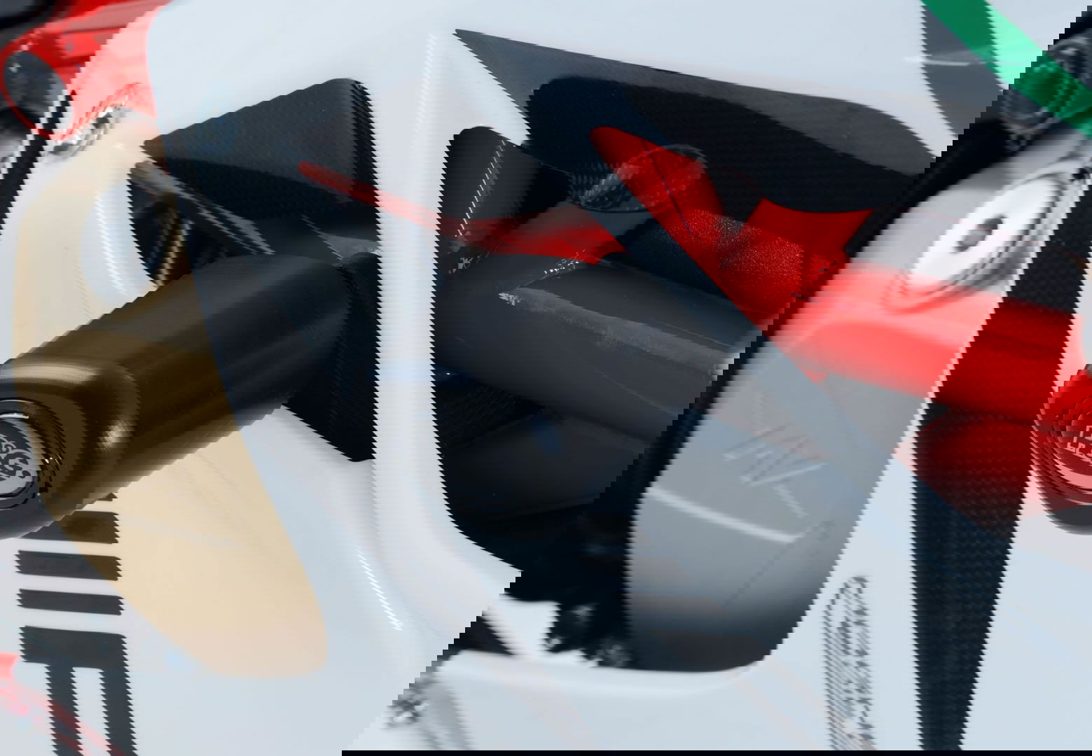 Tamponi Paratelaio Tipo Aero No Cut Sliders Telaio Mv Agusta F4RC Rg CP0398 Rg CP0398