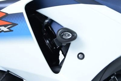 Tamponi paratelaio tipo Aero no-cut Sliders telaio - Suzuki GSX-R 1000 K9-  (bianco)