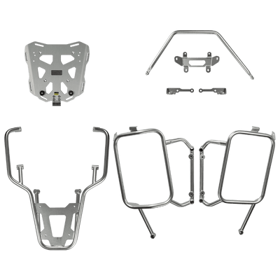Telaio completo LOBOO JP871BW per tre valigie: telai laterali, traversa, telaietto e piastra bauletto per Yamaha Ténéré 700