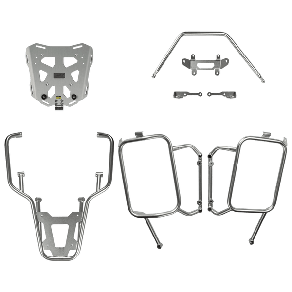 Seitenträger und Topcase-Gepäckträger für Yamaha Ténéré 700 ab 2022 | PIKE TRACKER