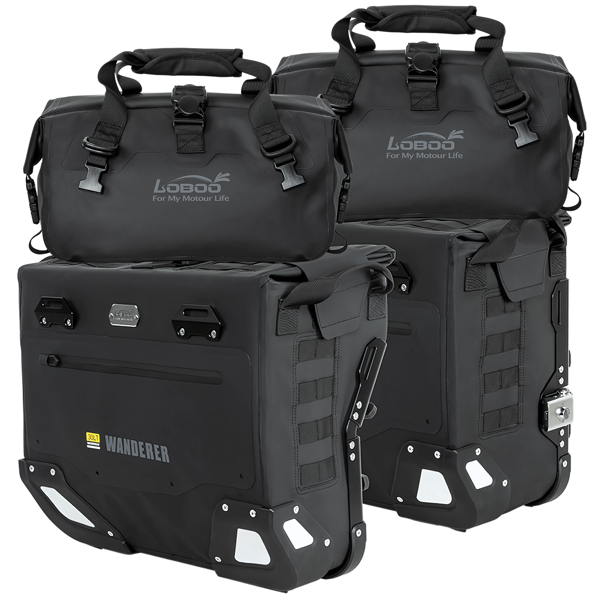 Seitenkoffer BMW R1300 GS – LOBOO PIKE TRACKER – Endurrad.com