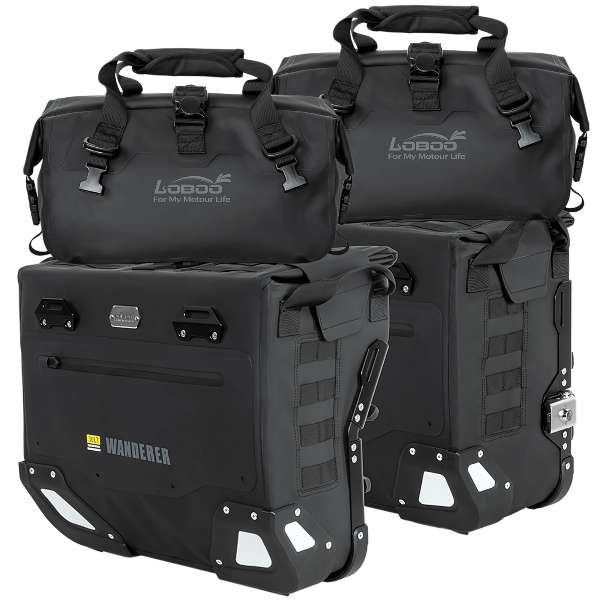 Seitenkoffer CFMOTO 800MT – LOBOO PIKE TRACKER – Endurrad.com