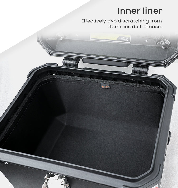 Innen ist es kein blankes Aluminium