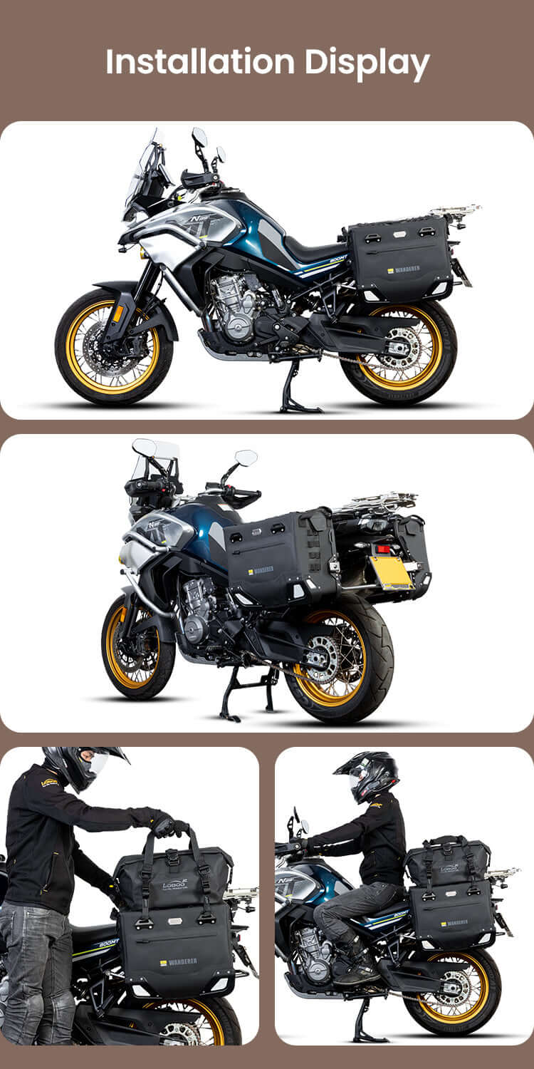 Halbsteife Wanderer-Koffer – Endurrad.com