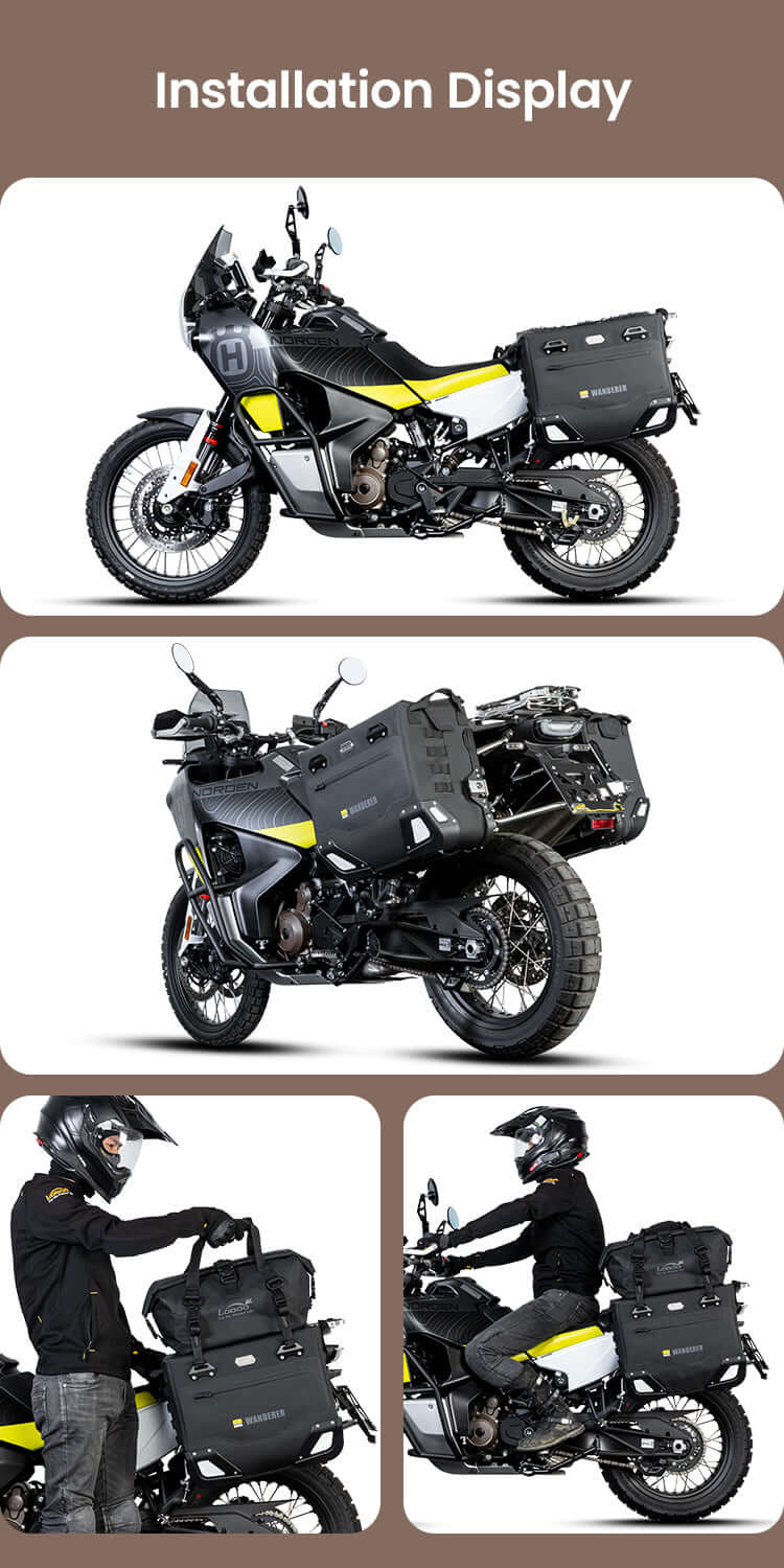 Halbsteife Wanderer-Koffer – Endurrad.com