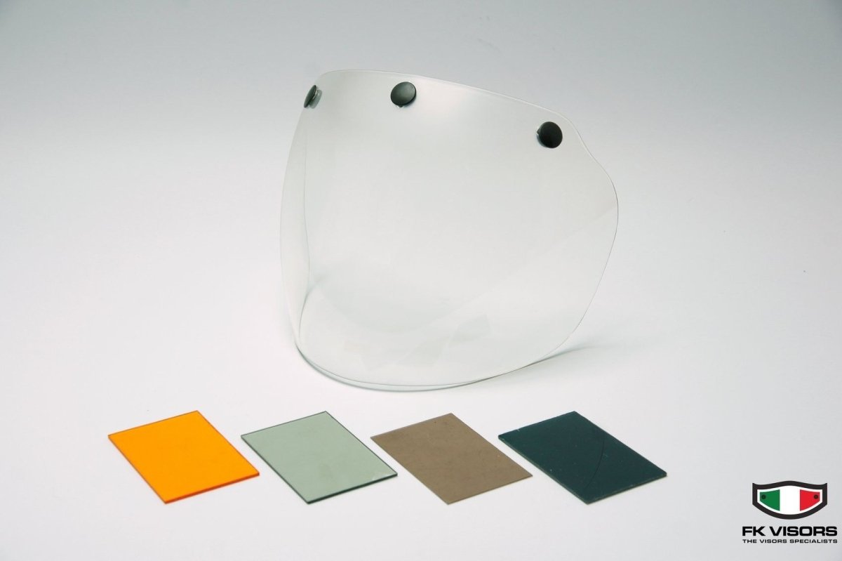 Visiera antigraffio tre bottoni (interasse r | 70 - 0010 - 33532 - ENDURRAD