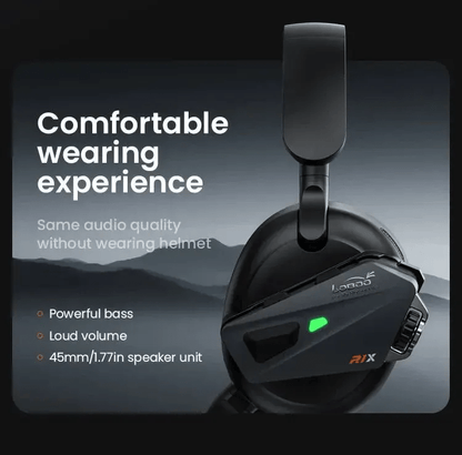 Freisprecheinrichtung für Motorradhelm LOBOO R1X – Bluetooth 5.3 - Endurrad.com