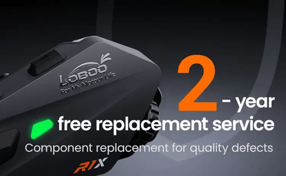 Freisprecheinrichtung für Motorradhelm LOBOO R1X – Bluetooth 5.3 - Endurrad.com