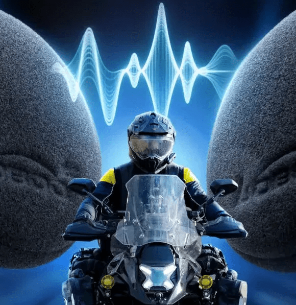 Freisprecheinrichtung für Motorradhelm LOBOO R1X – Bluetooth 5.3 - Endurrad.com