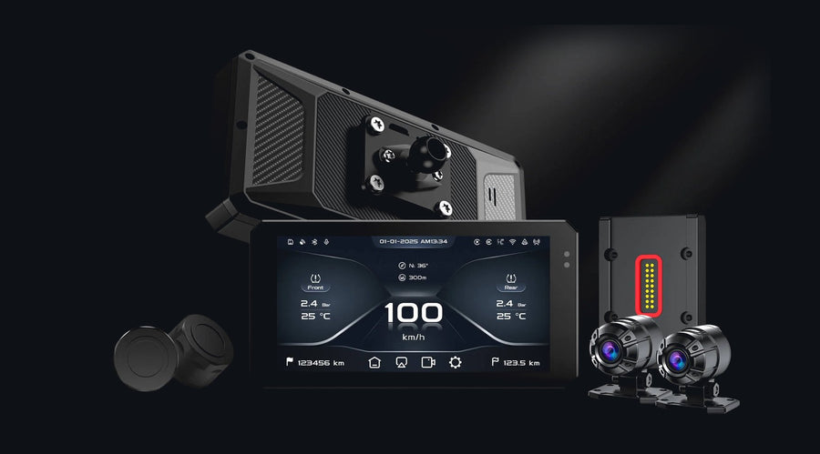 6"-CarPlay- und Android-Auto-Display für Motorräder, IP69K – JADO S6